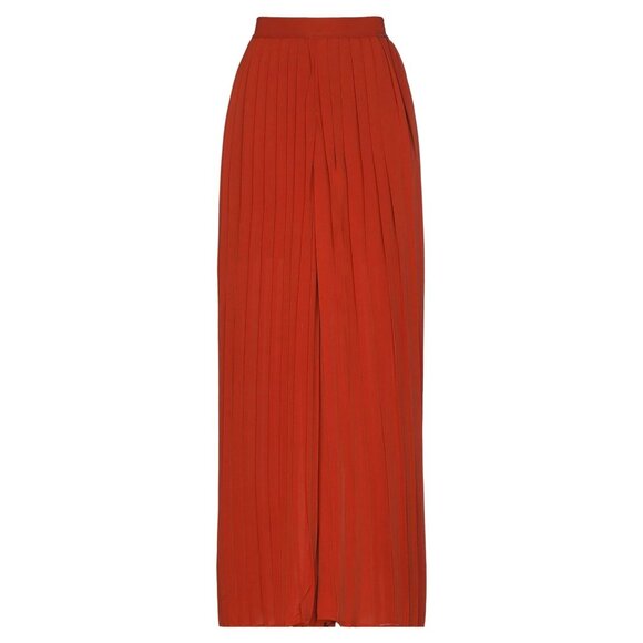 XT STUDIO Brick red Casual pants divided skirt style - Picture 2 of 14